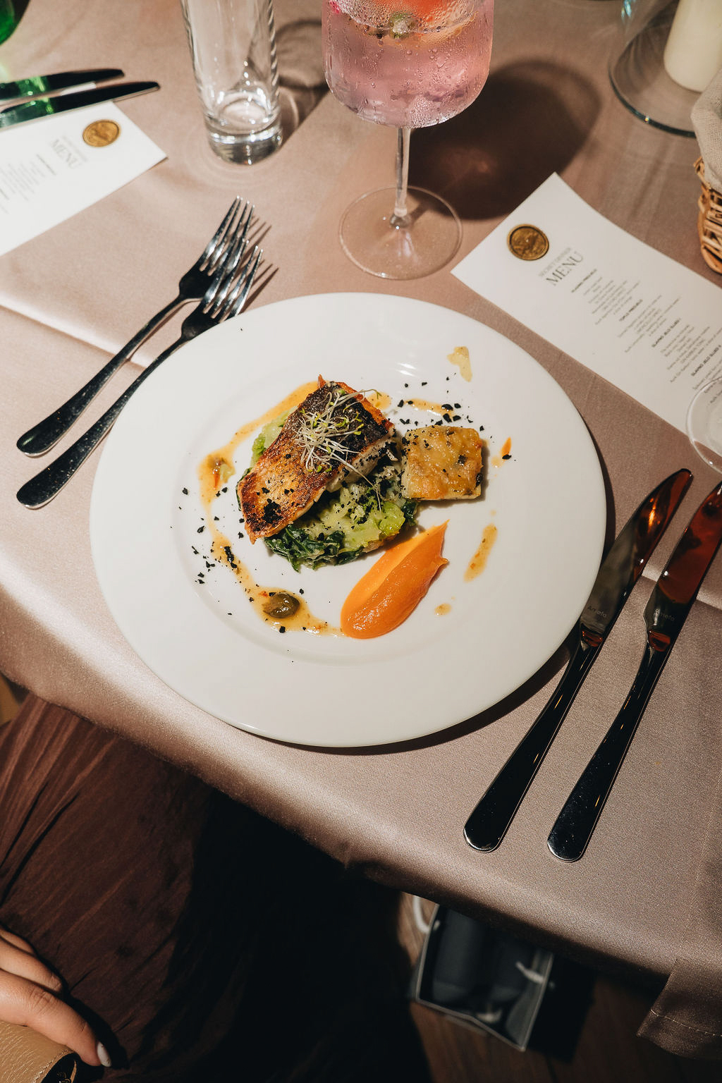 Styled corporate dinner at D'Orangerie