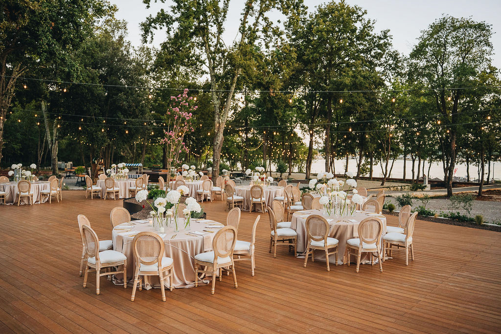 Outdoor event setup u D'Orangerie vrtu